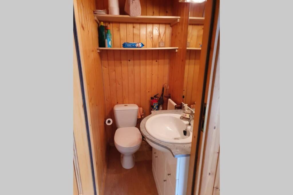 Cabana De Madera Especial Y Acogedora Cardenete Exteriör bild